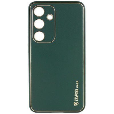 Купити Кожаный чехол Xshield для Samsung Galaxy A55 Зеленый / Army green Купити Кожаный чехол Xshield для Samsung Galaxy A55 Зеленый / Army green