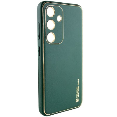 Купити Кожаный чехол Xshield для Samsung Galaxy A55 Зеленый / Army green Купити Кожаный чехол Xshield для Samsung Galaxy A55 Зеленый / Army green