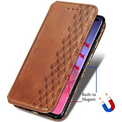 Купити Кожаный чехол книжка GETMAN Cubic (PU) для Samsung Galaxy A23 4G Коричневый Купити Кожаный чехол книжка GETMAN Cubic (PU) для Samsung Galaxy A23 4G Коричневый