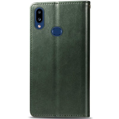Купити Кожаный чехол книжка GETMAN Gallant (PU) для Samsung Galaxy A10s Зеленый Купити Кожаный чехол книжка GETMAN Gallant (PU) для Samsung Galaxy A10s Зеленый