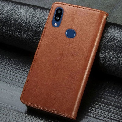 Купити Кожаный чехол книжка GETMAN Gallant (PU) для Samsung Galaxy A10s Коричневый Купити Кожаный чехол книжка GETMAN Gallant (PU) для Samsung Galaxy A10s Коричневый