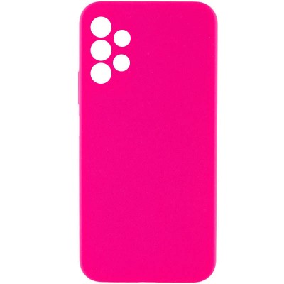 Купити Чехол Silicone Cover Lakshmi Full Camera (AAA) для Samsung Galaxy A32 4G Розовый / Barbie pink