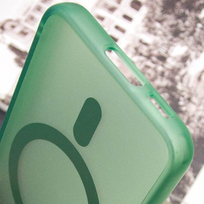 Купити Чехол TPU Lyon frosted with MagSafe для Samsung Galaxy S22 Green Купити Чехол TPU Lyon frosted with MagSafe для Samsung Galaxy S22 Green