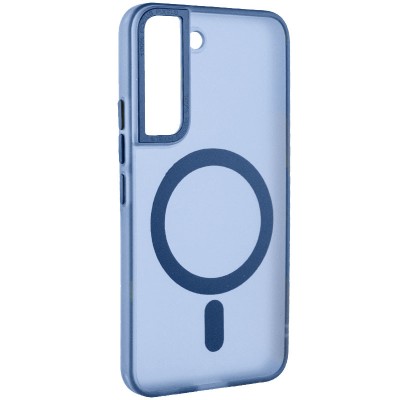Купити Чехол TPU Lyon frosted with MagSafe для Samsung Galaxy S22 Navy Blue Купити Чехол TPU Lyon frosted with MagSafe для Samsung Galaxy S22 Navy Blue
