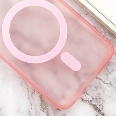 Купити Чехол TPU Lyon frosted with MagSafe для Samsung Galaxy S22 Pink Купити Чехол TPU Lyon frosted with MagSafe для Samsung Galaxy S22 Pink