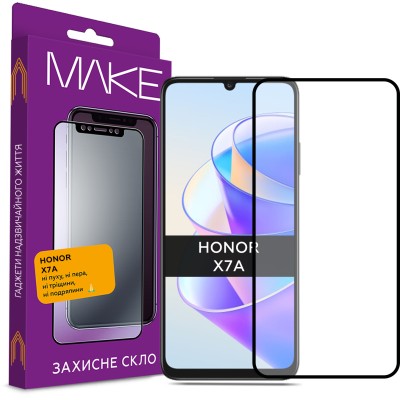 Захисне скло Honor X7a MAKE FC FG чорне Захисне скло Honor X7a MAKE FC FG чорне