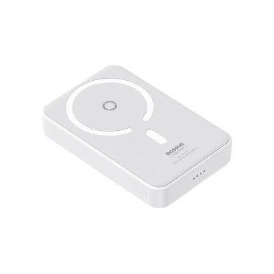 Зовнішній MagSafe Акумулятор Baseus 5000mAh 20W MagPro (P10064101223-00) White Зовнішній MagSafe Акумулятор Baseus 5000mAh 20W MagPro (P10064101223-00) White