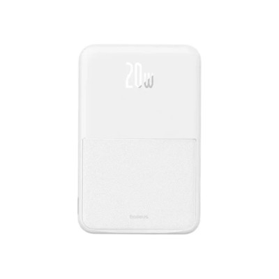 Зовнішній MagSafe Акумулятор Baseus 5000mAh 20W MagPro (P10064101223-00) White Зовнішній MagSafe Акумулятор Baseus 5000mAh 20W MagPro (P10064101223-00) White