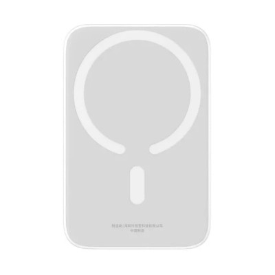 Зовнішній MagSafe Акумулятор Baseus 6000mAh 20W Mini (P10059002223-00) White Зовнішній MagSafe Акумулятор Baseus 6000mAh 20W Mini (P10059002223-00) White