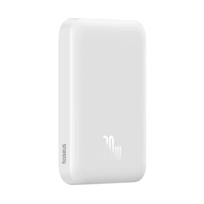 Зовнішній MagSafe Акумулятор Baseus 6000mAh 20W Mini (P10059002223-00) White Зовнішній MagSafe Акумулятор Baseus 6000mAh 20W Mini (P10059002223-00) White