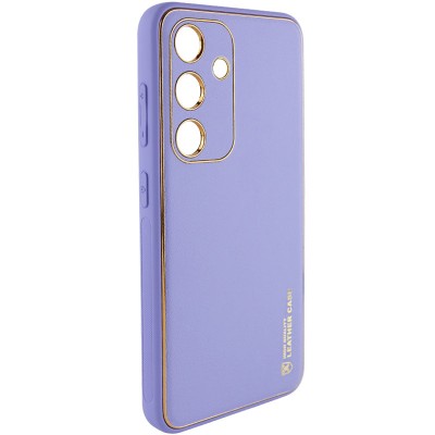 Шкіряний чохол Xshield для Samsung Galaxy A55 Бузковий / Dasheen Шкіряний чохол Xshield для Samsung Galaxy A55 Бузковий / Dasheen