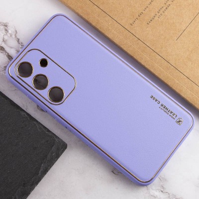 Шкіряний чохол Xshield для Samsung Galaxy A55 Бузковий / Dasheen Шкіряний чохол Xshield для Samsung Galaxy A55 Бузковий / Dasheen