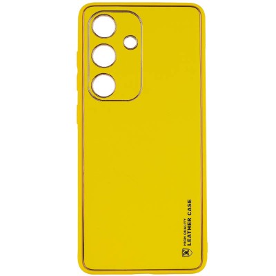 Шкіряний чохол Xshield для Samsung Galaxy A55 Жовтий / Yellow Шкіряний чохол Xshield для Samsung Galaxy A55 Жовтий / Yellow