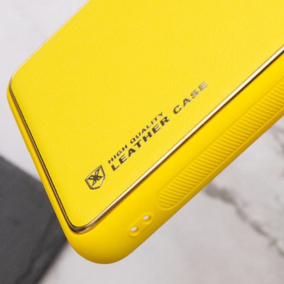 Шкіряний чохол Xshield для Samsung Galaxy A55 Жовтий / Yellow Шкіряний чохол Xshield для Samsung Galaxy A55 Жовтий / Yellow
