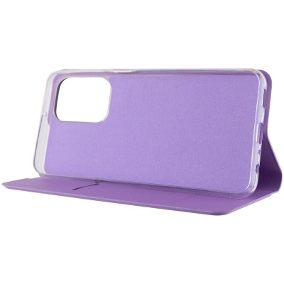 Шкіряний чохол книжка GETMAN Elegant (PU) для Xiaomi Redmi 13C / Poco C65 Бузковий Шкіряний чохол книжка GETMAN Elegant (PU) для Xiaomi Redmi 13C / Poco C65 Бузковий