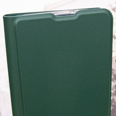 Шкіряний чохол книжка GETMAN Elegant (PU) для Xiaomi Redmi 13C / Poco C65 Зелений Шкіряний чохол книжка GETMAN Elegant (PU) для Xiaomi Redmi 13C / Poco C65 Зелений