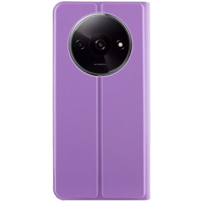 Шкіряний чохол книжка GETMAN Elegant (PU) для Xiaomi Redmi A3 Бузковий