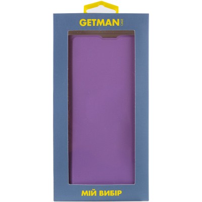 Шкіряний чохол книжка GETMAN Elegant (PU) для Xiaomi Redmi A3 Бузковий