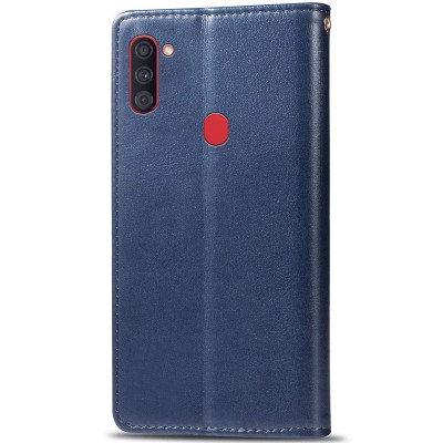 Шкіряний чохол книжка GETMAN Gallant (PU) для Samsung Galaxy A11 Синій Шкіряний чохол книжка GETMAN Gallant (PU) для Samsung Galaxy A11 Синій