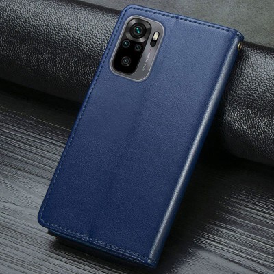 Шкіряний чохол книжка GETMAN Gallant (PU) для Xiaomi Redmi Note 10 / Note 10s Синій Шкіряний чохол книжка GETMAN Gallant (PU) для Xiaomi Redmi Note 10 / Note 10s Синій