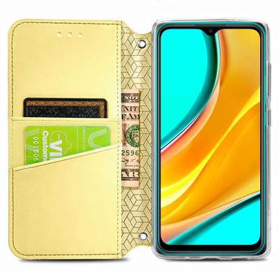 Шкіряний чохол книжка GETMAN Mandala (PU) для Samsung Galaxy A72 4G / A72 5G Жовтий Шкіряний чохол книжка GETMAN Mandala (PU) для Samsung Galaxy A72 4G / A72 5G Жовтий