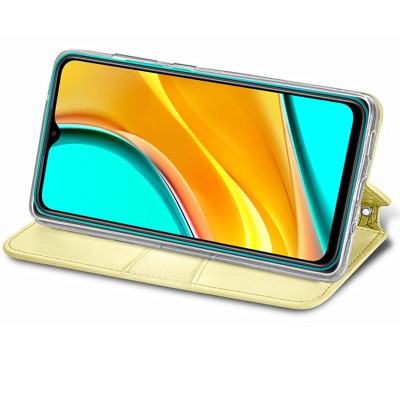 Шкіряний чохол книжка GETMAN Mandala (PU) для Samsung Galaxy A72 4G / A72 5G Жовтий Шкіряний чохол книжка GETMAN Mandala (PU) для Samsung Galaxy A72 4G / A72 5G Жовтий