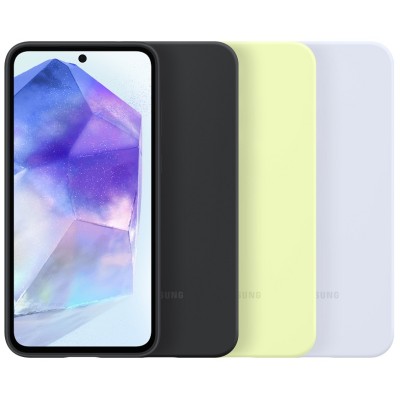 Чохол для смартф. SAMSUNG для A55 Silicone Case EF-PA556TBEGWW / Black