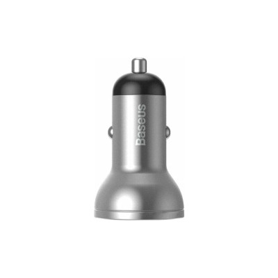 АЗП Baseus Digital Display 24W 2USB 4.8A CCBX-0S Silver АЗП Baseus Digital Display 24W 2USB 4.8A CCBX-0S Silver