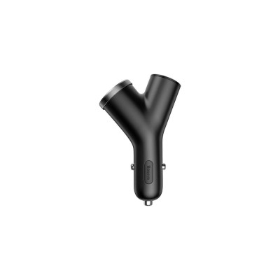 АЗП Baseus Y Type Dual USB + Cigarette Lighter Extended Car Charger 3.1 A (CCALL-YX01) Black АЗП Baseus Y Type Dual USB + Cigarette Lighter Extended Car Charger 3.1 A (CCALL-YX01) Black