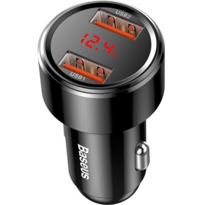 АЗП Magic Series Dual Digital Display QC 45W (CCMLC20A-01) Black АЗП Magic Series Dual Digital Display QC 45W (CCMLC20A-01) Black