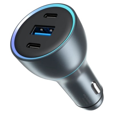 АЗП Proove Super Charge 130W (2 Type-C + USB) (ACSC13120004) Metal Gray АЗП Proove Super Charge 130W (2 Type-C + USB) (ACSC13120004) Metal Gray