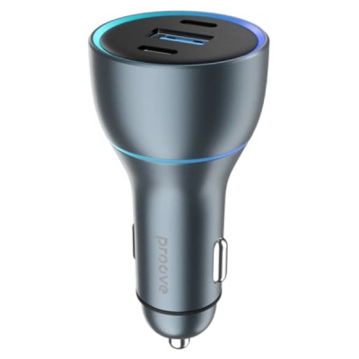 АЗП Proove Super Charge 130W (2 Type-C + USB) (ACSC13120004) Metal Gray АЗП Proove Super Charge 130W (2 Type-C + USB) (ACSC13120004) Metal Gray