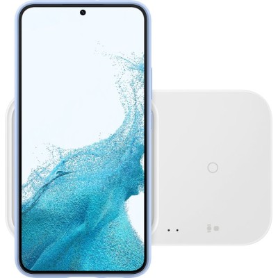 Бездротовий зарядний пристрій Samsung 15W Wireless Charger Duo W/o TA EP-P5400TWRGRU White Бездротовий зарядний пристрій Samsung 15W Wireless Charger Duo W/o TA EP-P5400TWRGRU White