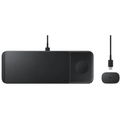 Бездротовий зарядний пристрій Samsung 3 в 1 (EP-P6300TBRGRU) Black Бездротовий зарядний пристрій Samsung 3 в 1 (EP-P6300TBRGRU) Black