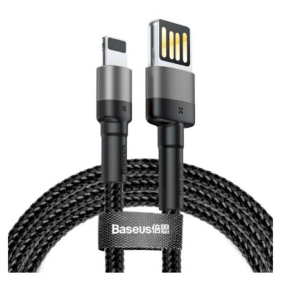 Кабель Baseus Cafule Lightning 1.5A 2м (CALKLF-HG1) GreyBlack
