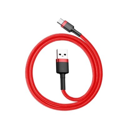 Кабель Baseus Cafule Type-C 2 A 2М (CATKLF-C09) Red Кабель Baseus Cafule Type-C 2 A 2М (CATKLF-C09) Red
