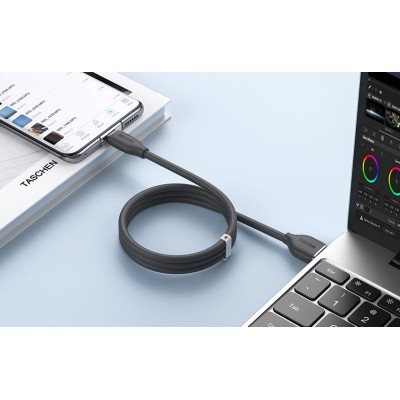 Кабель Baseus Jelly Liquid Silica Gel Fast Charging Data USB кабель USB to Type-C 100W 1.2m (CAGD010001) Black