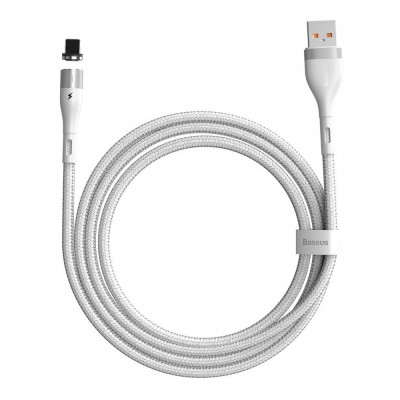 Кабель Baseus Zinc Magnetic Safe Fast Charging Lightning 2.4A (1m) CALXC-K02 (white) Кабель Baseus Zinc Magnetic Safe Fast Charging Lightning 2.4A (1m) CALXC-K02 (white)