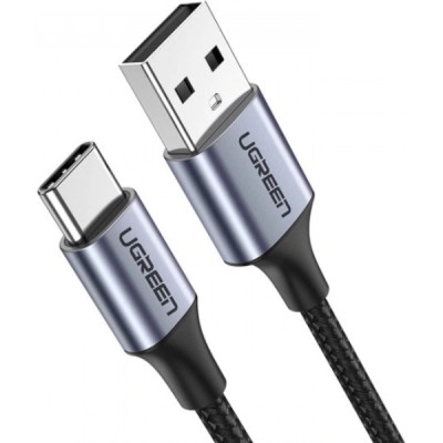 Кабель UGREEN US288 USB 2.0 To USB Type-C Cable Nickel Plating Aluminum Braid 3A 0.25m (60124) Black Кабель UGREEN US288 USB 2.0 To USB Type-C Cable Nickel Plating Aluminum Braid 3A 0.25m (60124) Black