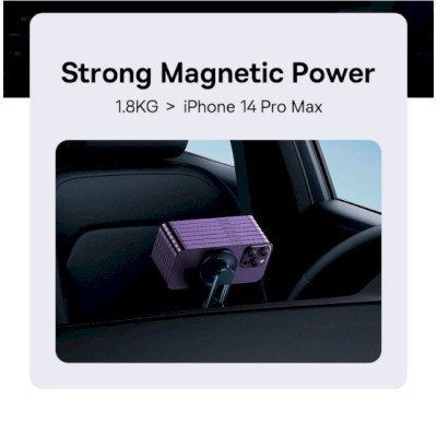 Автомобільний тримач Baseus MagPro Series Magnetic Car Mount (C40161200121-00) Black