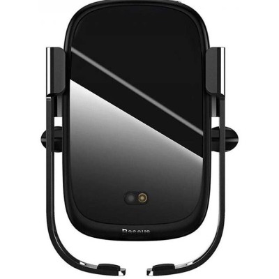 Автомобільний тримач Baseus Wireless Charger Rock Solid Electric Car Mount (WXHW01-01) Black Автомобільний тримач Baseus Wireless Charger Rock Solid Electric Car Mount (WXHW01-01) Black
