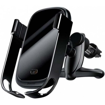 Автомобільний тримач Baseus Wireless Charger Rock Solid Electric Car Mount (WXHW01-01) Black Автомобільний тримач Baseus Wireless Charger Rock Solid Electric Car Mount (WXHW01-01) Black