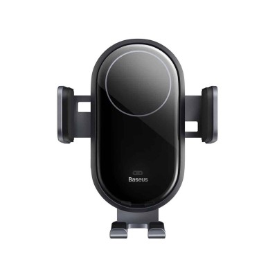 Автомобільний тримач Baseus с Беспроводной Зарядкой Baseus LightChaser 15W (C40355900121-00) black