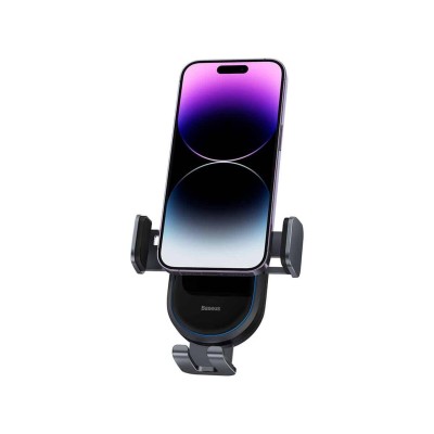 Автомобільний тримач Baseus с Беспроводной Зарядкой Baseus LightChaser 15W (C40355900121-00) black