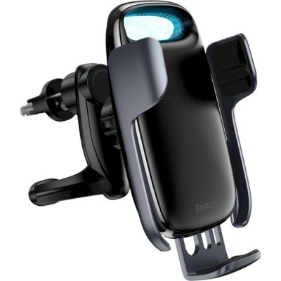 Автомобільний тримач З бездротовою зарядкою Baseus Aurora Electric Holder Wireless Charging Black (WXHW02-01) Автомобільний тримач З бездротовою зарядкою Baseus Aurora Electric Holder Wireless Charging Black (WXHW02-01)