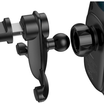 Автомобільний тримач З бездротовою зарядкою Baseus Aurora Electric Holder Wireless Charging Black (WXHW02-01) Автомобільний тримач З бездротовою зарядкою Baseus Aurora Electric Holder Wireless Charging Black (WXHW02-01)