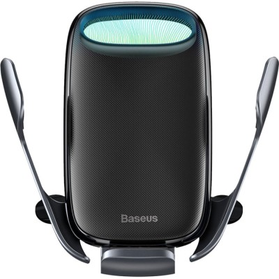 Автомобільний тримач З бездротовою зарядкою Baseus Aurora Electric Holder Wireless Charging Black (WXHW02-01) Автомобільний тримач З бездротовою зарядкою Baseus Aurora Electric Holder Wireless Charging Black (WXHW02-01)