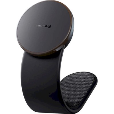 Автомобільний тримач З бездротовою зарядкою Baseus C02 Pro Series Magnetic (C40156000111-00) Black