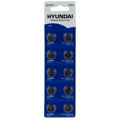 Батарейка HYUNDAI AG13 Blister 10 Батарейка HYUNDAI AG13 Blister 10