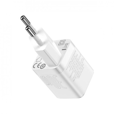 Зарядний Пристрій Baseus GaN3 Fast Charger 30W (CCGN010102) (1 Type-C) White